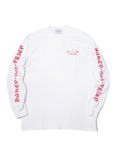 画像1: Black Weirdos [ブラック ウィドゥ] MEKONG Long Sleeve Tee  [WHITE] (1)