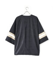 画像2: Sasquatchfabrix.  [サスクワッチファブリックス] XXXL BASEBALL SHIRT [BLACK]  (2)