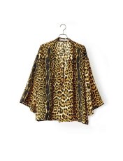 画像1: Sasquatchfabrix.  [サスクワッチファブリックス] ORIENTAL CARDIGAN [LEOPARD]  (1)