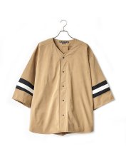 画像1: Sasquatchfabrix.  [サスクワッチファブリックス] XXXL BASEBALL SHIRT [BEIGE]  (1)