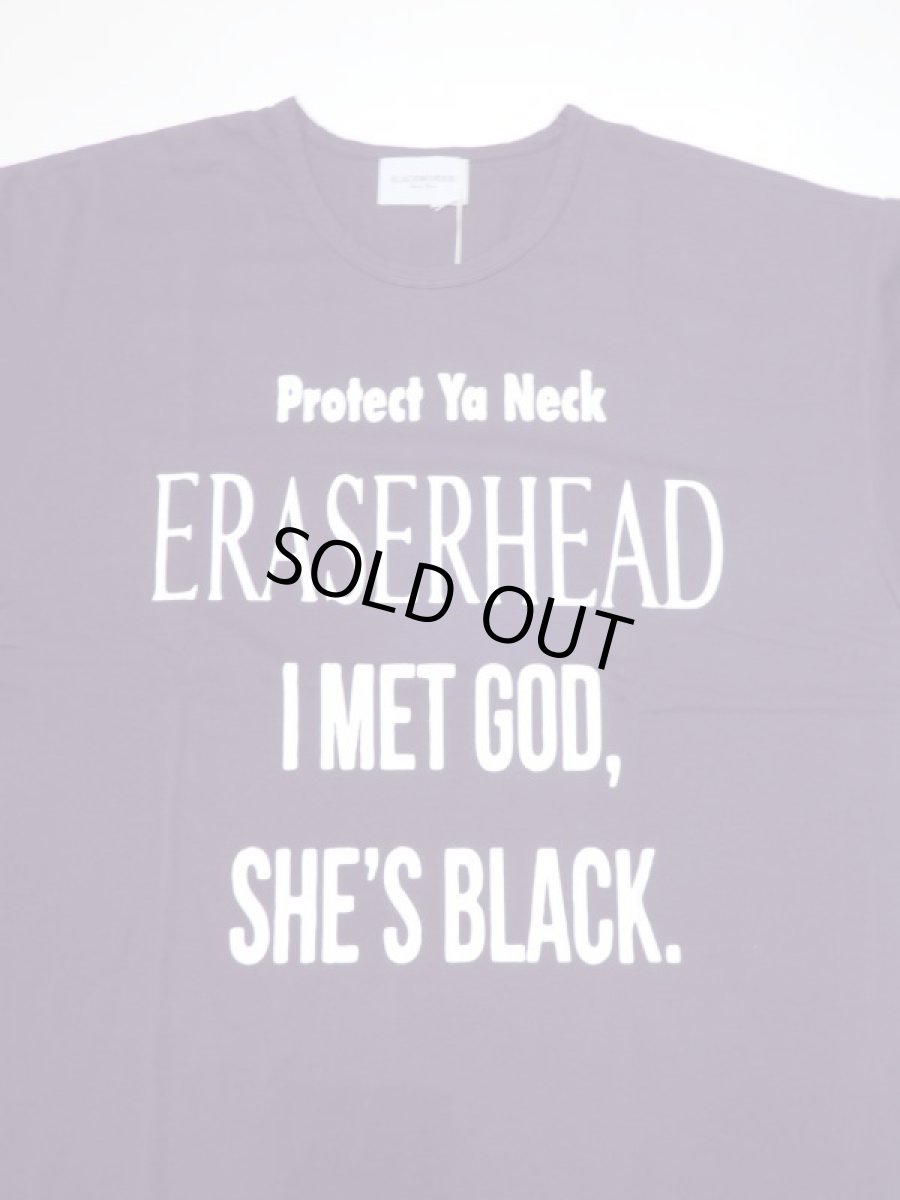 画像2: Black Weirdos [ブラック ウィドゥ] ERASER Tee [PURPLE] (2)