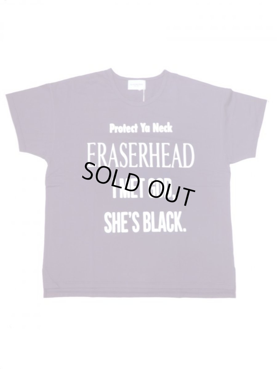 画像1: Black Weirdos [ブラック ウィドゥ] ERASER Tee [PURPLE] (1)