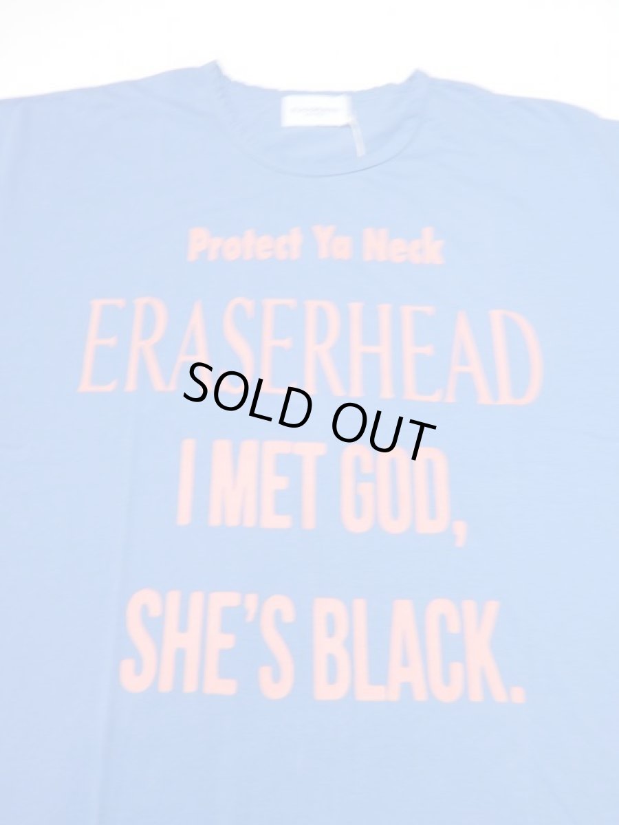 画像2: Black Weirdos [ブラック ウィドゥ] ERASER Tee [BLUE] (2)