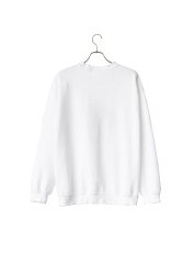 画像2: Sasquatchfabrix. [サスクワッチファブリックス]“LEOPARD” PILLING SWEATSHIRT [WHITE]  (2)