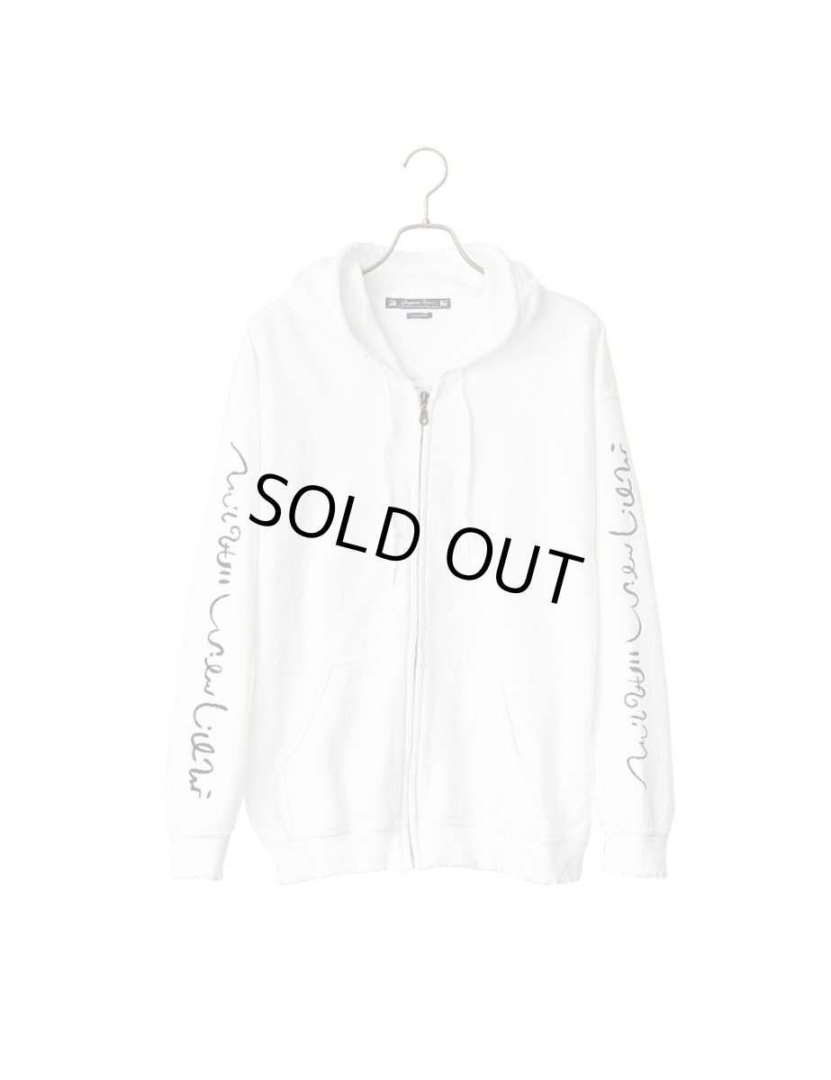 画像2: Sasquatchfabrix. [サスクワッチファブリックス] “SNOWSTORM” PILLING HOODIE [WHITE]  (2)