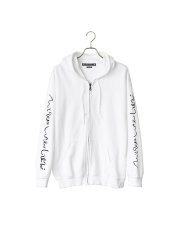 画像2: Sasquatchfabrix. [サスクワッチファブリックス] “SNOWSTORM” PILLING HOODIE [WHITE]  (2)