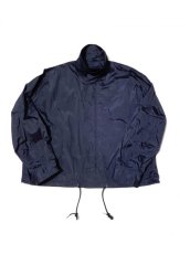 画像1: URU [ウル] NYLON SILK BLOUSON [NAVY]  (1)