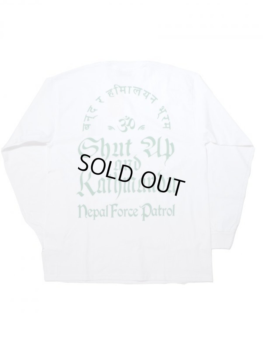 画像2: Black Weirdos [ブラック ウィドゥ] NFP LS-Tee   [WHITE] (2)