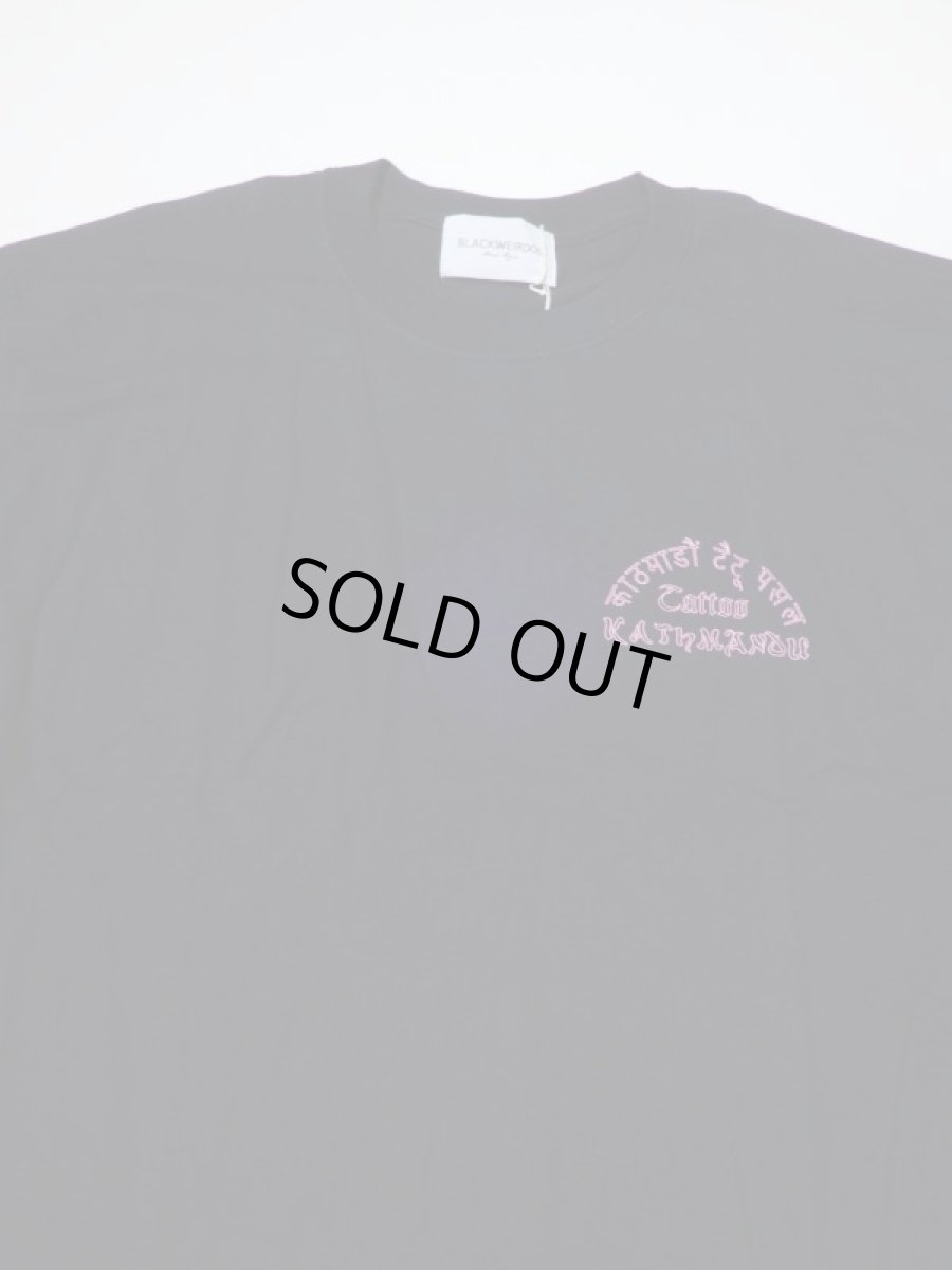 画像3: Black Weirdos [ブラック ウィドゥ] Tattoo Shop LS-Tee   [BLACK] (3)