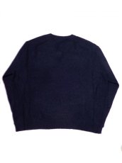 画像2: URU [ウル] V NECK OVER KNIT [D.NAVY]  (2)