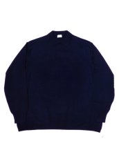 画像1: URU [ウル] KNIT POLO SHIRTS [D.NAVY]  (1)