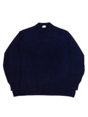 画像1: URU [ウル] KNIT POLO SHIRTS [D.NAVY]  (1)