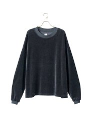 画像1: Sasquatchfabrix. [サスクワッチファブリックス] KIT CORDUROY BIGL/S-SHIRTS [BLACK]  (1)