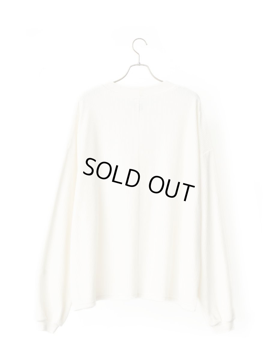 画像2: Sasquatchfabrix. [サスクワッチファブリックス] KIT CORDUROY BIGL/S-SHIRTS [OFF WHITE]  (2)