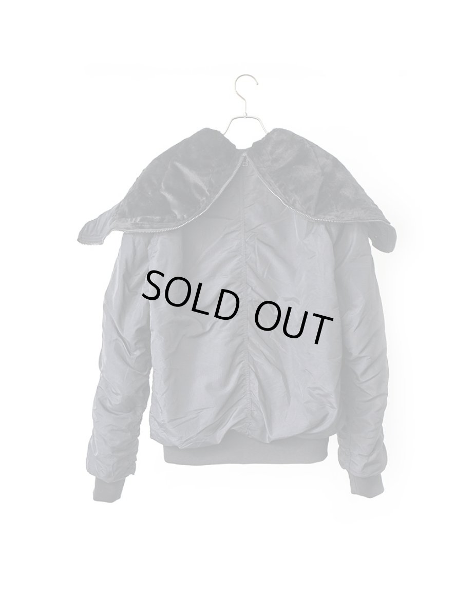 画像2: Sasquatchfabrix. [サスクワッチファブリックス] FLIGHT JACKET [BLACK]  (2)