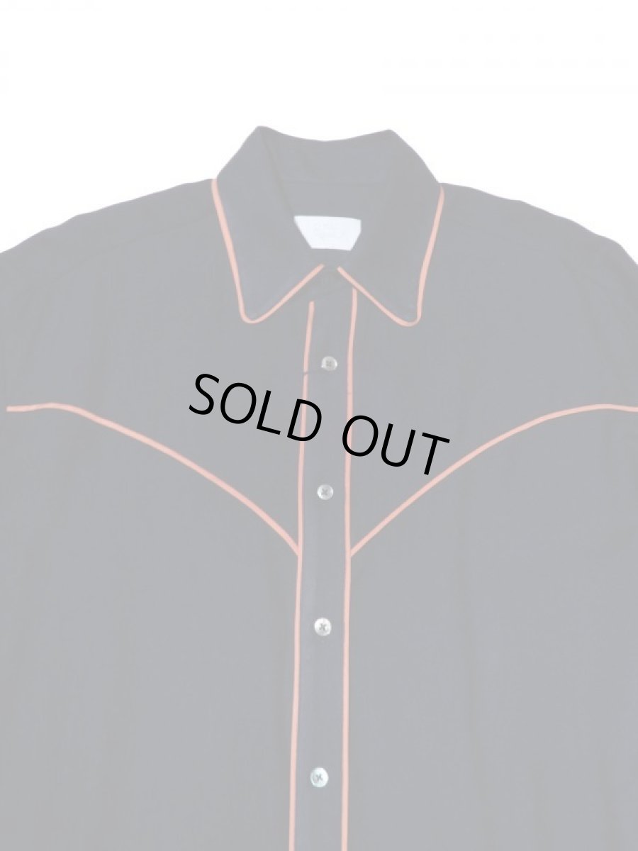 画像2: URU [ウル] WESTERN SHIRTS [D.NAVY]  (2)