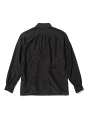 画像2: Sasquatchfabrix. [サスクワッチファブリックス] BIG WA-NECK SHIRT [BLACK]  (2)