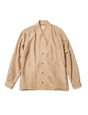 画像1: Sasquatchfabrix. [サスクワッチファブリックス] BIG WA-NECK SHIRT [BEIGE]  (1)