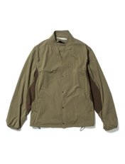 画像1: Sasquatchfabrix. [サスクワッチファブリックス] NYLON WA-NECK JACKET [OLIVE]  (1)