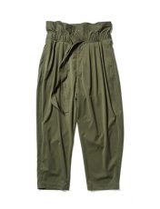 画像1: Sasquatchfabrix.  [サスクワッチファブリックス] NANPOU HIGH WAIST PANTS [OLIVE]  (1)