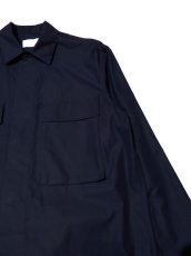 画像2: URU [ウル] SHIRTS JACKET (TYPE B) [NAVY]  (2)