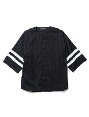 画像1: Sasquatchfabrix.  [サスクワッチファブリックス] BASEBALL HAORI [BLACK]  (1)