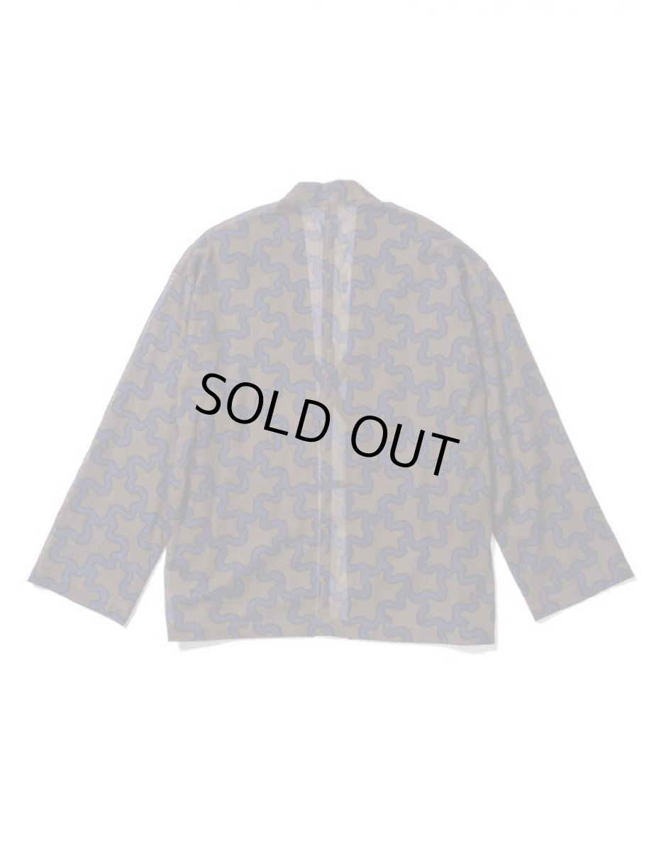 画像2: Sasquatchfabrix.  [サスクワッチファブリックス] NANPOU CAMO L/S HAORI [NAVY × DARK BROWN]  (2)