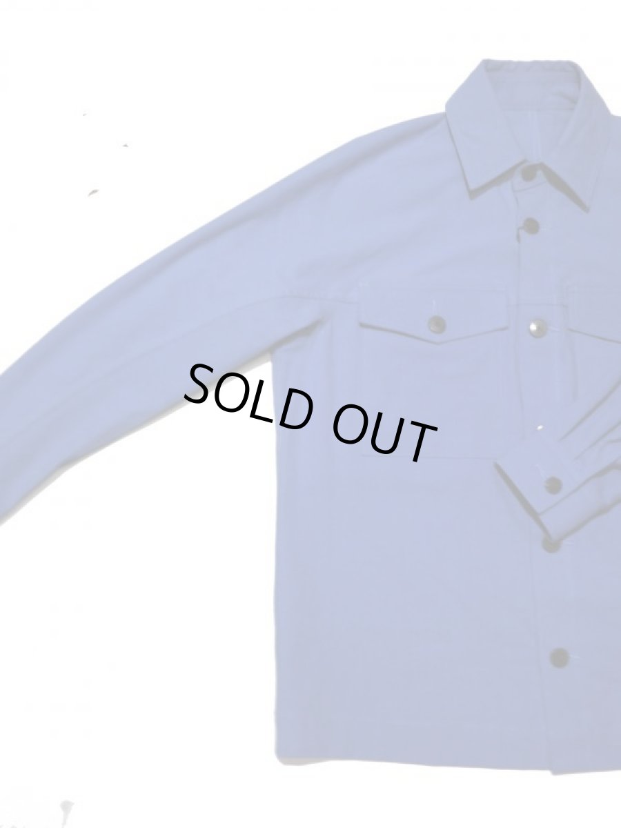 画像3: URU [ウル] COTTON SHIRTS JACKET [BLUE]  (3)