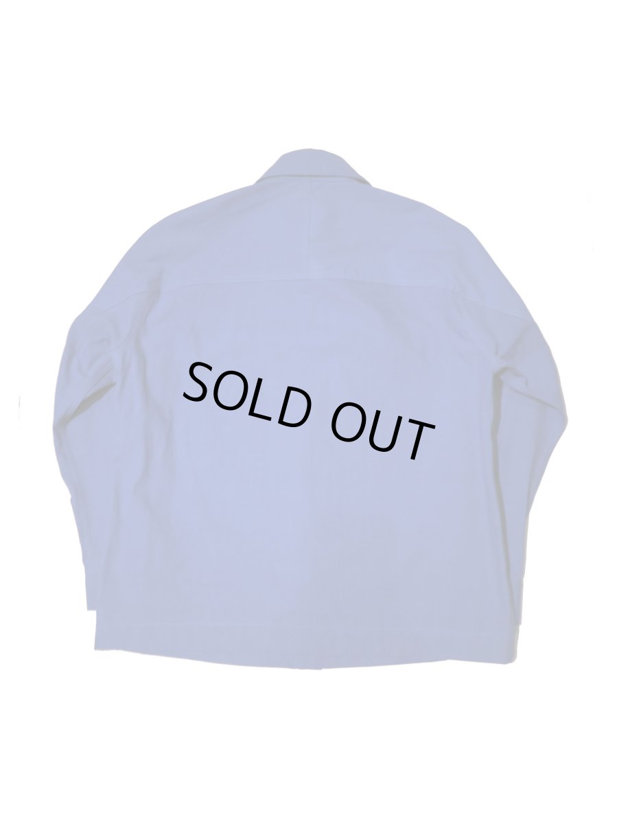 画像4: URU [ウル] COTTON SHIRTS JACKET [BLUE]  (4)