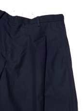 画像3: URU [ウル] 1TUCK PANTS (TYPE B) [NAVY]  (3)