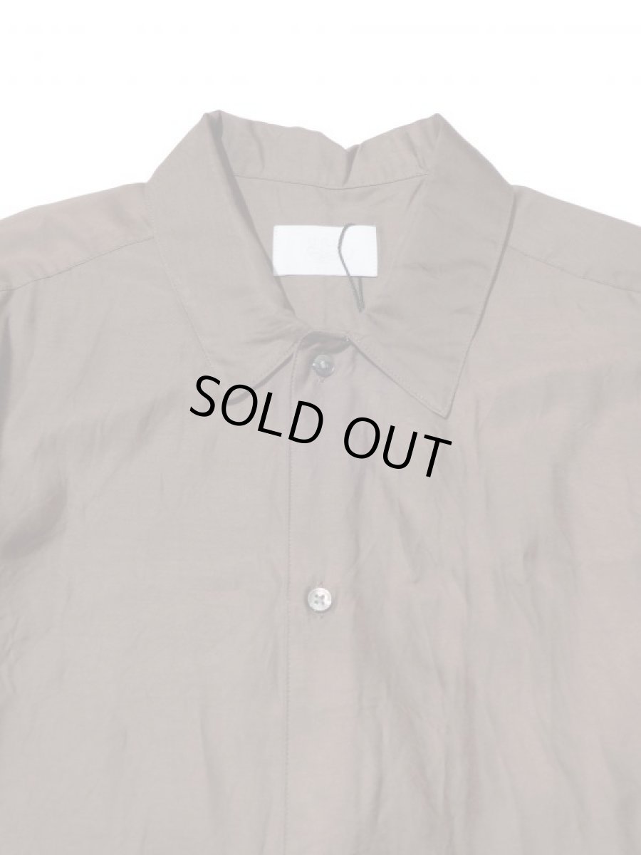 画像2: URU [ウル] COTTON CUPRA L/S SHIRTS [KHAKI] (2)