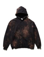 画像1: Sasquatchfabrix.  [サスクワッチファブリックス] PAINT VINTAGE HOODIE [BLACK]  (1)