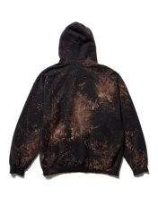 画像2: Sasquatchfabrix.  [サスクワッチファブリックス] PAINT VINTAGE HOODIE [BLACK]  (2)