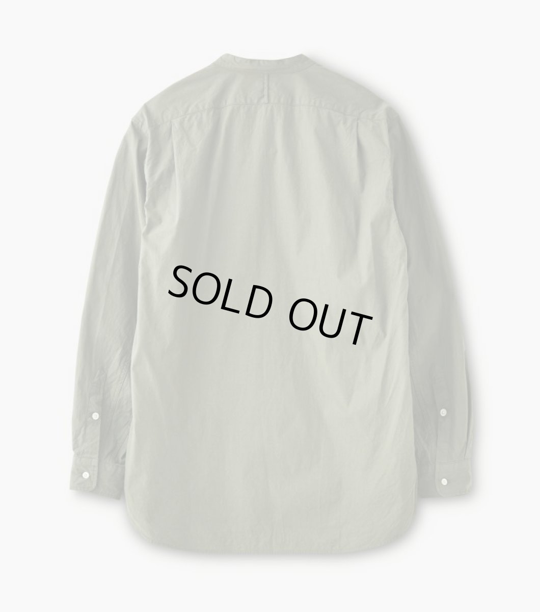 画像2: PHIGVEL [フィグベル] BAND COLLAR UTILITY SHIRT [OLIVE] (2)