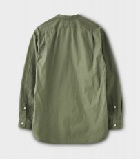 画像2: PHIGVEL [フィグベル] BAND COLLAR UTILITY SHIRT [OLIVE] (2)