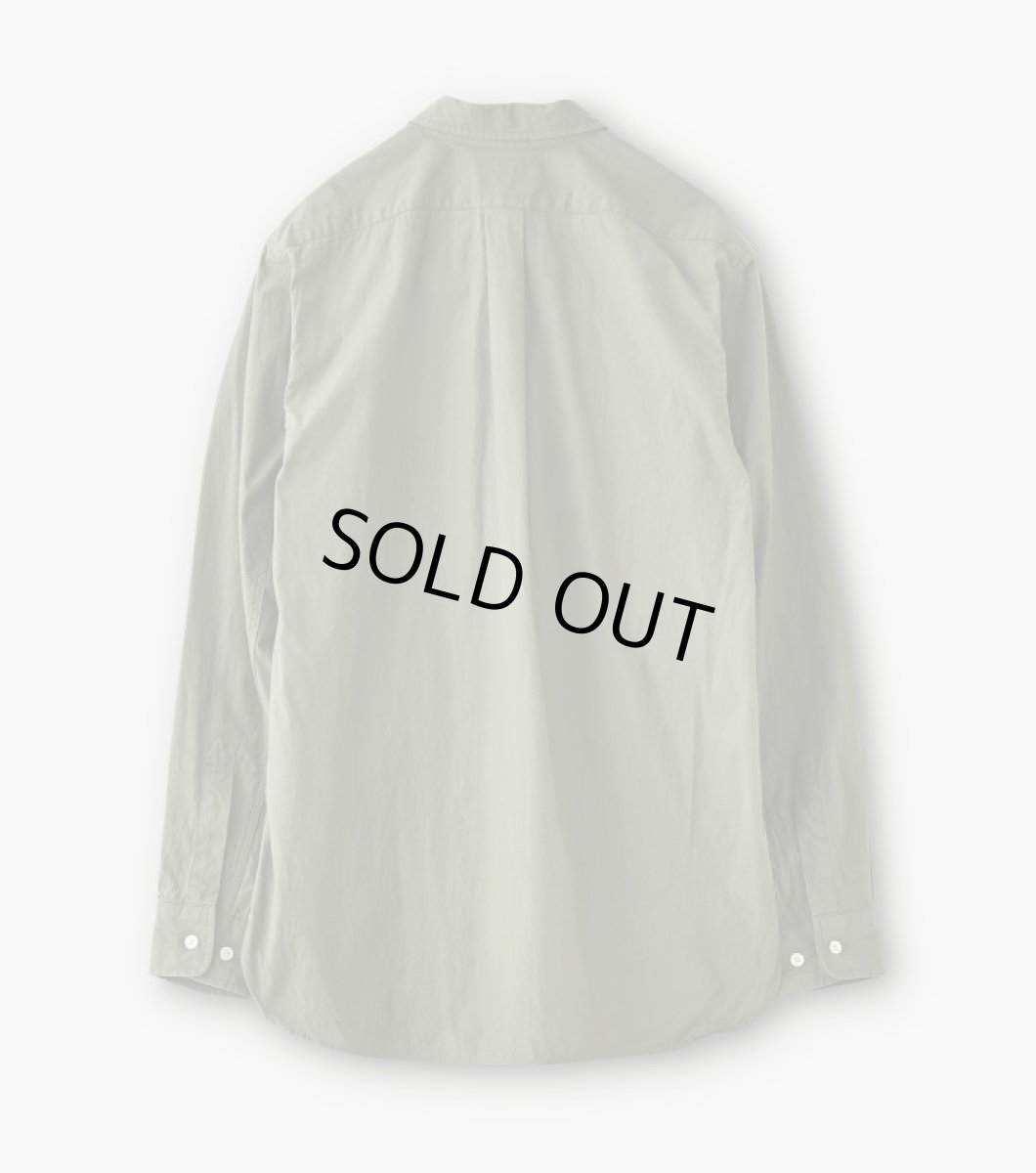 画像2: PHIGVEL [フィグベル] REGULAR COLLAR UTILITY SHIRT [OLIVE] (2)