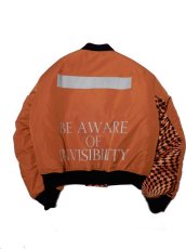 画像2: Black Weirdos [ブラック ウィドゥ] L-2A Flight Jacket [ORANGE] (2)