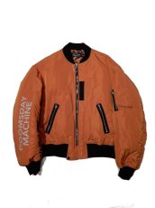 画像1: Black Weirdos [ブラック ウィドゥ] L-2A Flight Jacket [ORANGE] (1)