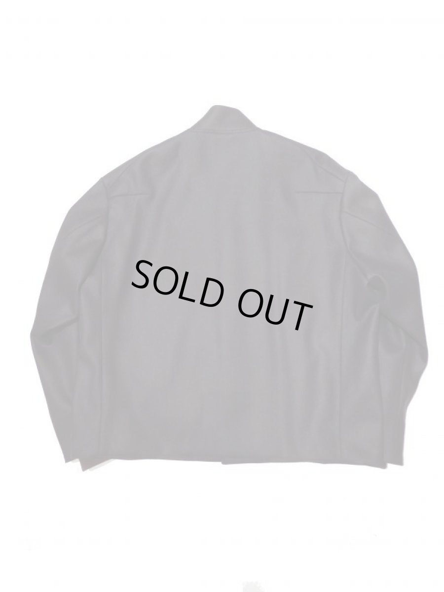 画像3: URU [ウル] WOOL STADIUM JACKET [BURGUNDY]  (3)