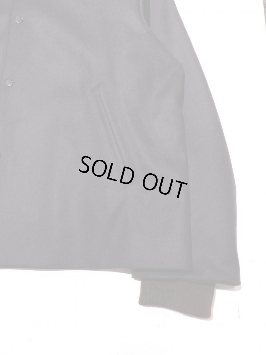 画像4: URU [ウル] WOOL STADIUM JACKET [BURGUNDY]  (4)