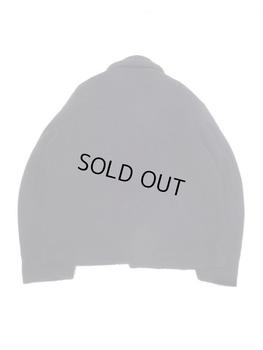 画像3: URU [ウル] WOOL BOA BLOUSON [NAVY]  (3)