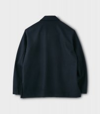 画像2: PHIGVEL [フィグベル] WOOL WORK JACKET [BLACK NAVY] (2)