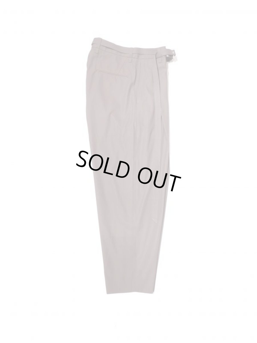 画像3: URU [ウル] COTTON 1 TUCK PANTS [BROWN]  (3)