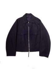 画像1: URU [ウル] ZIP UP BLOUSON [NAVY]  (1)