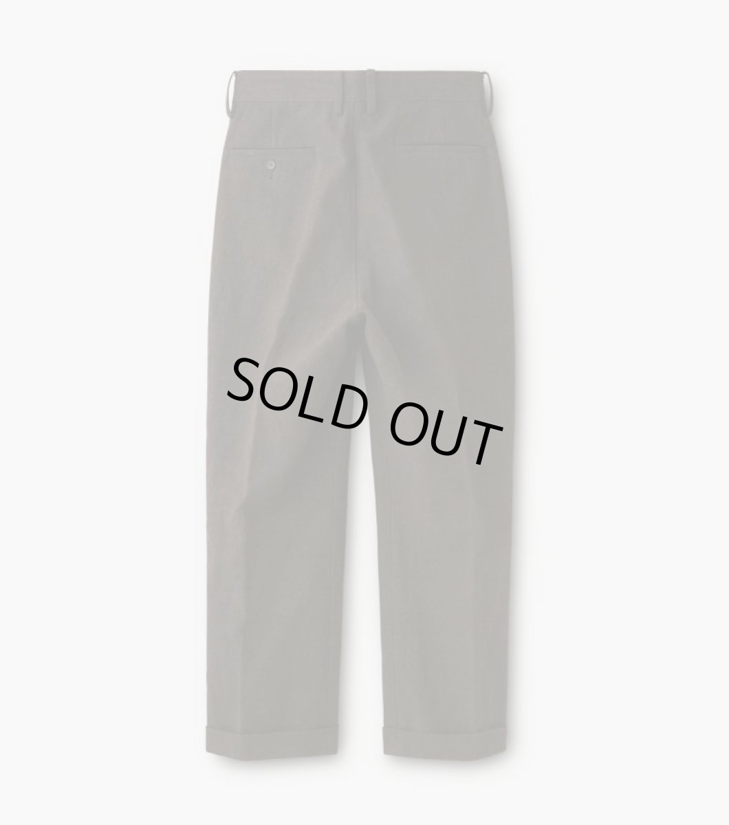 画像3: PHIGVEL [フィグベル] BASKET 2TUCK TROUSERS [CARBON] (3)