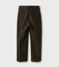 画像3: PHIGVEL [フィグベル] BASKET 2TUCK TROUSERS [CARBON] (3)