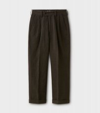 画像2: PHIGVEL [フィグベル] BASKET 2TUCK TROUSERS [CARBON] (2)