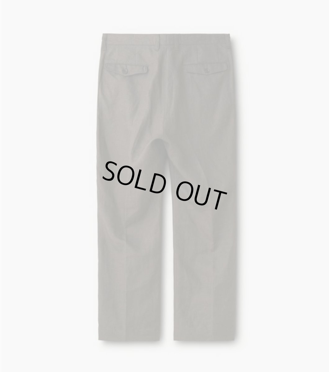 画像3: PHIGVEL [フィグベル] LINEN PIN TUCK TROUSERS [SEPIA GRAY] (3)