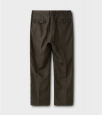 画像3: PHIGVEL [フィグベル] LINEN PIN TUCK TROUSERS [SEPIA GRAY] (3)