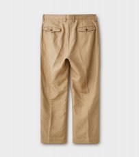 画像3: PHIGVEL [フィグベル] LINEN PIN TUCK TROUSERS [BEIGE] (3)